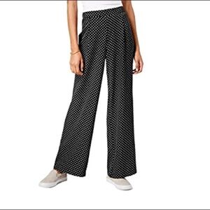 Ultra flirt polka dot wide leg palazzo pants size S